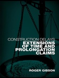 Cover: Construction Delays - Routledge