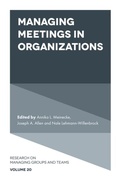 Cover: Managing Meetings in Organizations - Emerald Publishing Limited