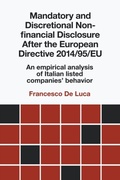 Cover: Mandatory and Discretional Non-financial Disclosure After the European Directive 2014/95/EU - Emerald Publishing Limited