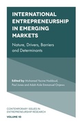 Cover: International Entrepreneurship in Emerging Markets - Emerald Publishing Limited