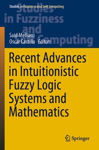 Abbildung von: Recent Advances in Intuitionistic Fuzzy Logic Systems and Mathematics - Springer
