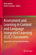 Cover: Assessment and Learning in Content and Language Integrated Learning (CLIL) Classrooms - Springer