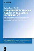 Cover: Lernersprachliche Texte im Biologieunterricht - De Gruyter Mouton