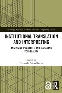 Abbildung von: Institutional Translation and Interpreting - Routledge