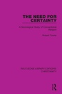 Cover: The Need for Certainty - Routledge