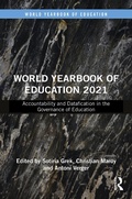 Cover: World Yearbook of Education 2021 - Routledge