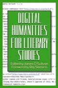 Cover: Digital Humanities for Literary Studies - Texas A & M University Press