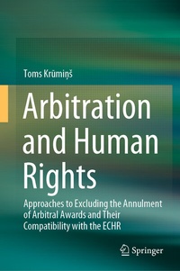 Abbildung von: Arbitration and Human Rights - Springer