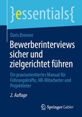 Cover: Bewerberinterviews sicher und zielgerichtet f&uuml;hren - Springer Gabler