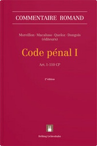 Enlarge image Cover: Code pénal I - Helbing & Lichtenhahn