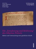 Cover: Die "Ermahnung und Belehrung" des Albertus Pistoris - Ardey-Verlag