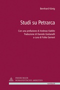 Cover: Studi su Petrarca - Rombach Wissenschaft