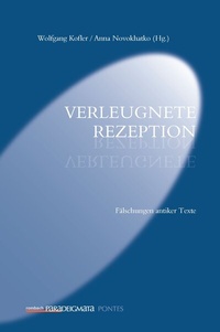 Enlarge image Cover: Verleugnete Rezeption - Rombach Wissenschaft