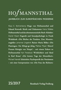 Cover: Hofmannsthal Jahrbuch zur Europ&auml;ischen Moderne - Rombach Wissenschaft