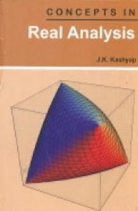 Abbildung von: Concepts in Real Analysis - Anmol Publications PVT LTD