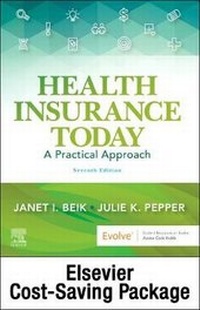 Abbildung von: Health Insurance Today - Text and Workbook Package: a Practical Approach - Elsevier