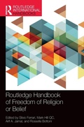 Cover: Routledge Handbook of Freedom of Religion or Belief - Routledge