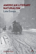 Cover: American Literary Naturalism - Anthem Press