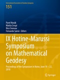Cover: IX Hotine-Marussi Symposium on Mathematical Geodesy - Springer