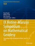 Cover: IX Hotine-Marussi Symposium on Mathematical Geodesy - Springer