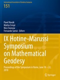 Cover: IX Hotine-Marussi Symposium on Mathematical Geodesy - Springer