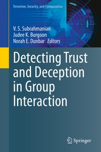 Enlarge image Cover: Detecting Trust and Deception in Group Interaction - Springer