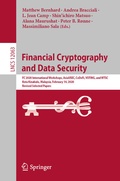 Cover: Financial Cryptography and Data Security - Springer
