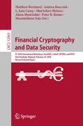 Cover: Financial Cryptography and Data Security - Springer