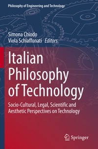 Enlarge image Cover: Italian Philosophy of Technology - Springer