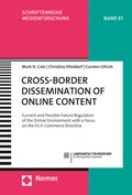 Cover: Cross-Border Dissemination of Online Content - Nomos