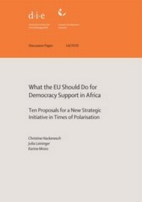 Enlarge image Cover: What the EU should do for democracy support in Africa - German Institute of Development and Sustainability (IDOS) gGmbH