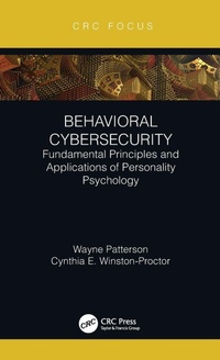 Enlarge image Cover: Behavioral Cybersecurity - CRC Press