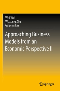 Enlarge image Cover: Approaching Business Models from an Economic Perspective II - Springer