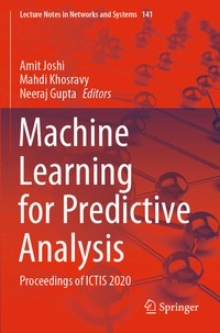 Enlarge image Cover: Machine Learning for Predictive Analysis - Springer