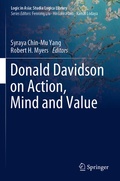 Cover: Donald Davidson on Action, Mind and Value - Springer