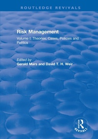 Enlarge image Cover: Risk Management - Routledge