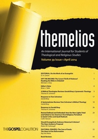 Enlarge image Cover: Themelios, Volume 39, Issue 1 - Wipf & Stock Publishers