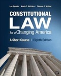 Cover: Constitutional Law for a Changing America - CQ Press