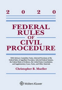 Abbildung von: Federal Rules of Civil Procedure - Aspen Publishing