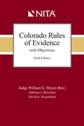 Cover: Colorado Rules of Evidence with Objections - Aspen Publishing
