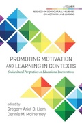 Cover: Promoting Motivation and Learning in Contexts - Information Age Publishing