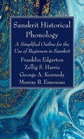 Cover: Sanskrit Historical Phonology - Wipf & Stock Publishers