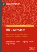 Cover: UN Governance - Palgrave Macmillan