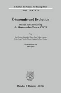 Abbildung von: Ökonomie und Evolution. - Duncker & Humblot
