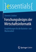 Cover: Forschungsdesigns der Wirtschaftsinformatik - Springer Gabler