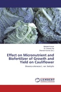 Cover: Effect on Micronutrient and Biofertilizer of Growth and Yield on Cauliflower - LAP Lambert Academic Publishing
