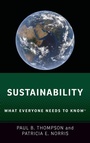 Cover: Sustainability - Oxford University Press Inc