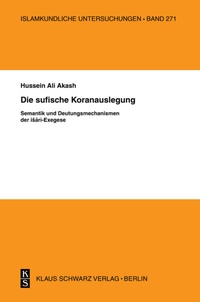 Abbildung von: Die sufische Koranauslegung - De Gruyter