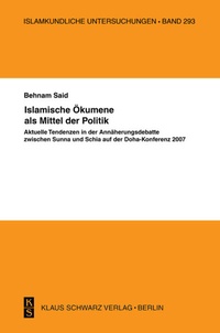 Abbildung von: Islamische Ökumene als Mittel der Politik - De Gruyter