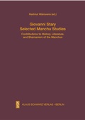 Cover: Selected Manchu Studies - De Gruyter